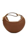 Burberry Womens Hazel Knight Arc Top-handle Leather Bag In Brown