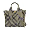 Burberry Mini Knit Shopper Bag - Nylon - Neutral In Neutrals