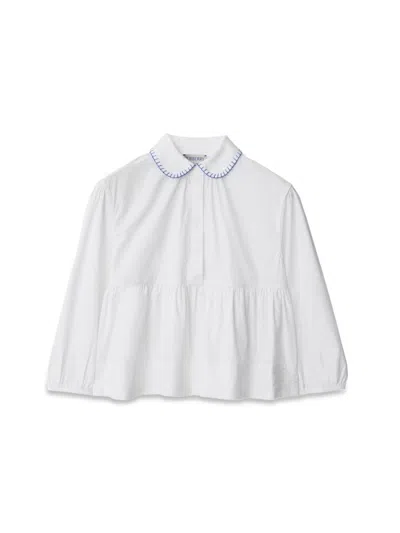 Burberry Mini Lauren Dress For Girls - Fw24 In White