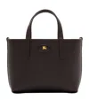 Burberry Brown And Beige Bloomsbury Mini Reversible Tote Bag In Brown
