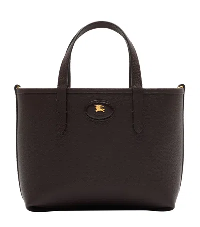 BURBERRY MINI LEATHER REVERSIBLE BLOOMSBURY TOTE​ BAG