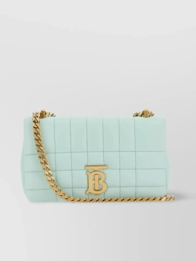 Burberry Mini Lola Leather Shoulder Bag In Pastel