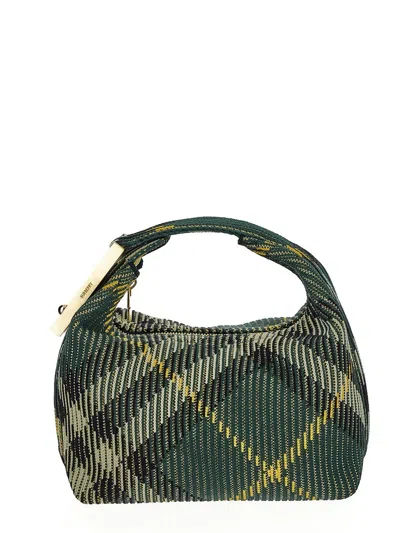 Burberry Mini Peg Duffle Bag In Green