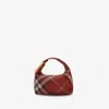 Burberry Mini Peg Duffle Bag In Rust