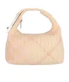 Burberry Medium Peg Duffle Shoulder Bag In Nude