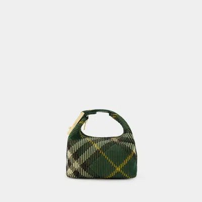 BURBERRY MINI PEG PURSE - BURBERRY - NYLON - GREEN