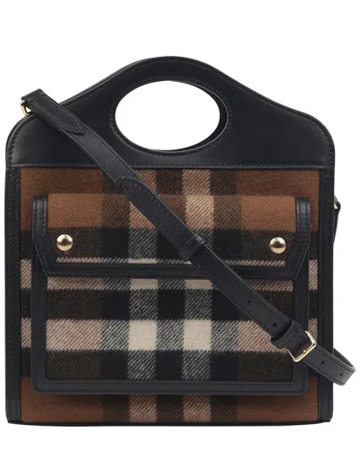 Pre-owned Burberry Mini Pocket Tote Shoulder Bag (authentic Pre-loved)