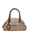 Burberry Primrose Small Shoulder Bag Check Pattern In Brown