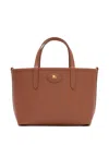 Burberry Mini Reversible Bloomsbury Leather Tote Bag In Brown