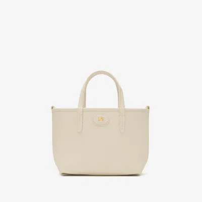 Burberry Mini Reversible Bloomsbury Tote​ In White
