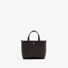 Burberry Mini Reversible Bloomsbury Tote​ In Brown