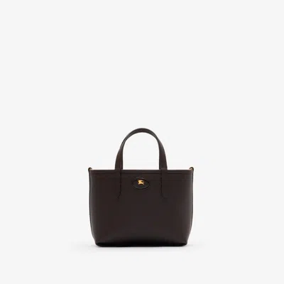 Burberry Mini Reversible Bloomsbury Tote​ In Brown