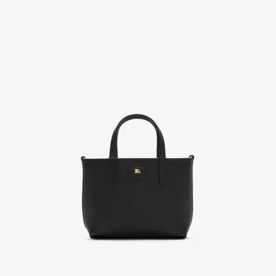 Burberry Mini Reversible Bloomsbury Tote In Black