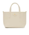 Burberry Mini Reversible Bloomsbury Tote In White
