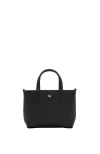 Burberry Mini Reversible Bloomsbury Tote In Black