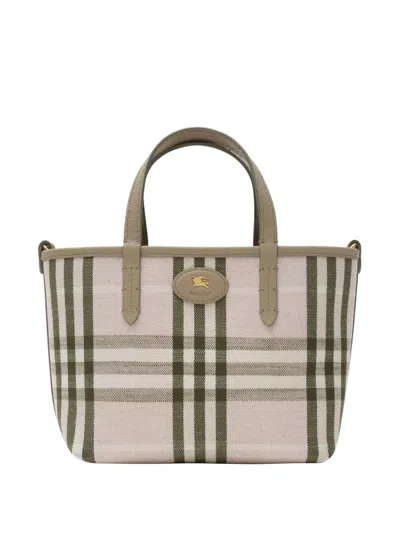 Burberry Mini Reversible Bloomsbury Tote​ In Multi