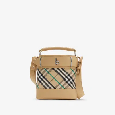 Burberry Mini Rocking Bucket Bag In Brown