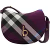Burberry Check-pattern Mini Bag In Pansy