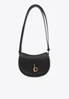 Burberry Mini Rocking Horse Crossbody Bag In Black