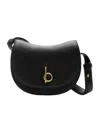 Burberry Mini Rocking Horse Crossbody Bag In Black
