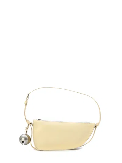 Burberry Mini Shield Bag In Yellow