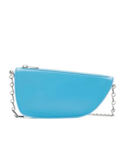 Burberry Micro Shield Sling Shoulder Bag In Turquoise