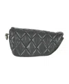 Burberry Quilted Flap Shoulder Bag In Gray