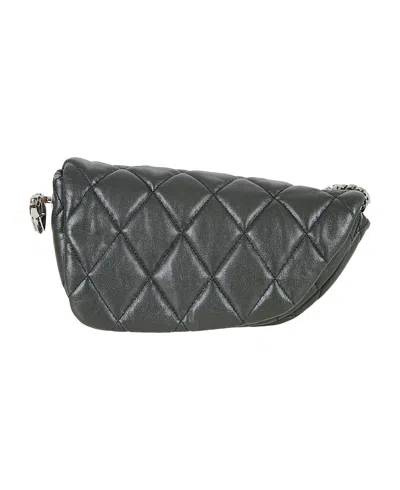 Burberry Quilted Flap Shoulder Bag In Slate