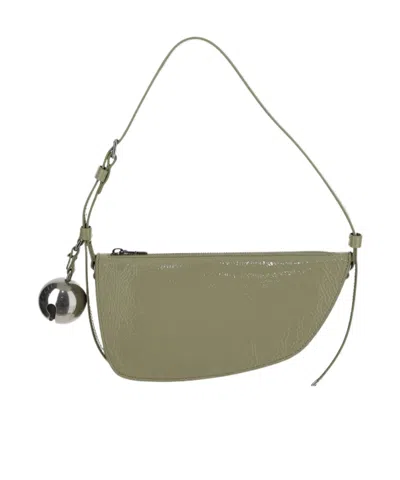 Burberry Mini Shield Shoulder Bag In Gray