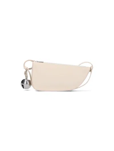 Burberry Mini 'shield' Shoulder Bag – Off-white