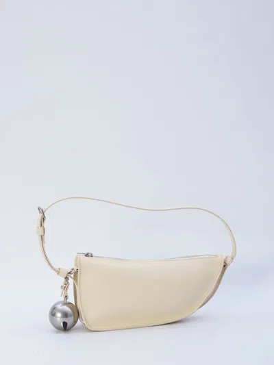 Burberry Mini Shield Sling Bag In Grey