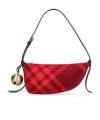 Burberry Mini Shield Check-pattern Shoulder Bag