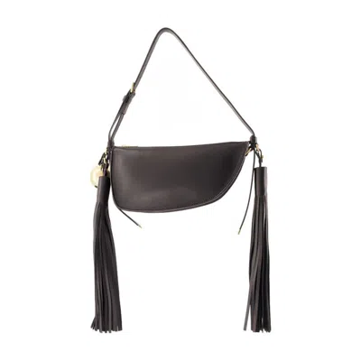 Burberry Mini Shield Sling Shoulder Bag In Black