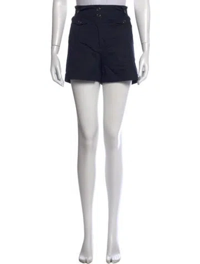 Pre-owned Burberry Mini Shorts In Blue
