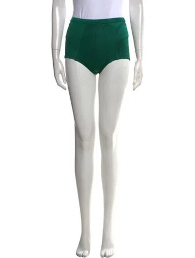 Pre-owned Burberry Mini Shorts In Green