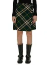 Burberry Vintage Check Mini Wrap Skirt