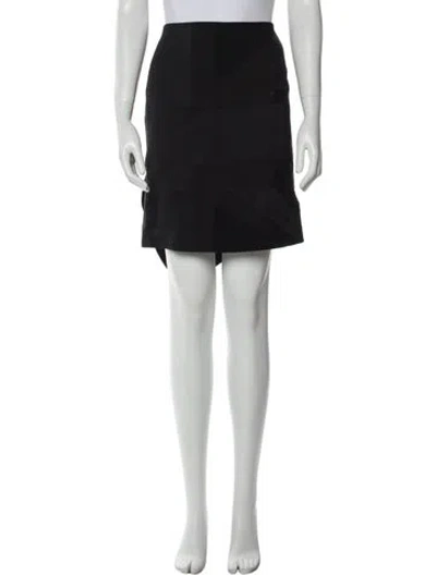 Pre-owned Burberry Mini Skirt In Black