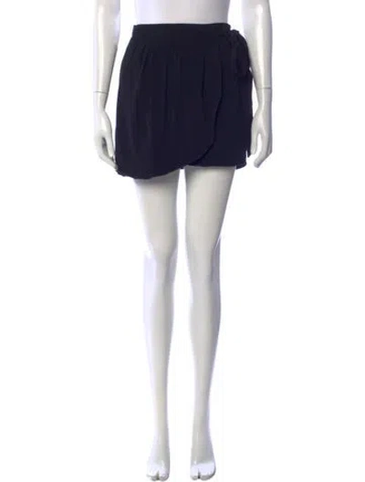 Pre-owned Burberry Mini Skirt In Black