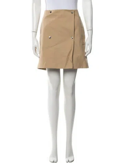 Pre-owned Burberry Mini Skirt In Blue