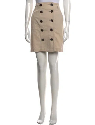 Pre-owned Burberry Mini Skirt In Neutrals