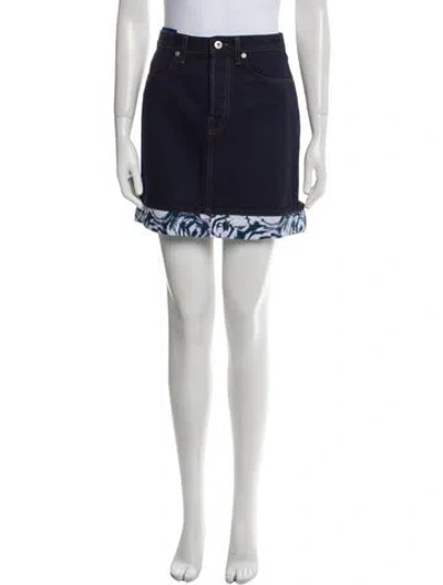 Pre-owned Burberry Mini Skirt W/ Tags In Black