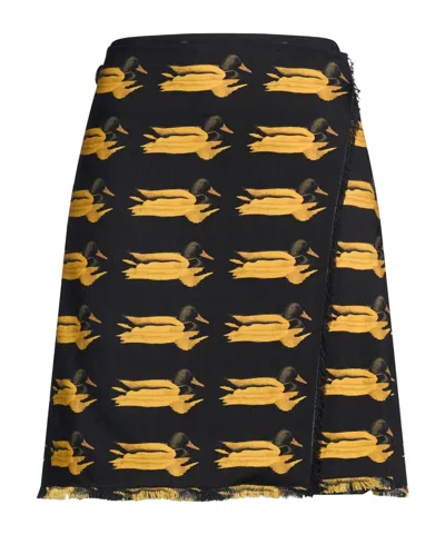 Burberry Mini Skirts In Black