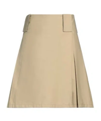 Burberry Mini Skirts In Nude