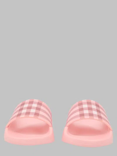 Burberry Mini Stylish Sandals For Girls In Multi