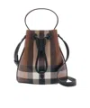 Burberry Mini Tb Checked Bucket Bag