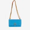 BURBERRY MINI TB EMBOSSED LEATHER BAG WITH CHAIN STRAP