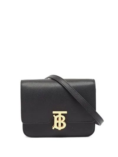 Pre-owned Burberry Mini Tb Leather Shouder Bag