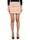 Burberry Skirt With Buttons In Beige