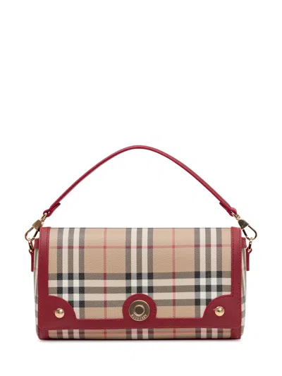 Burberry Mini Vintage Check Clutch In Red