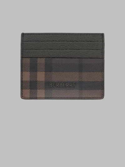 Burberry Mini Wallet In Brown Leather
